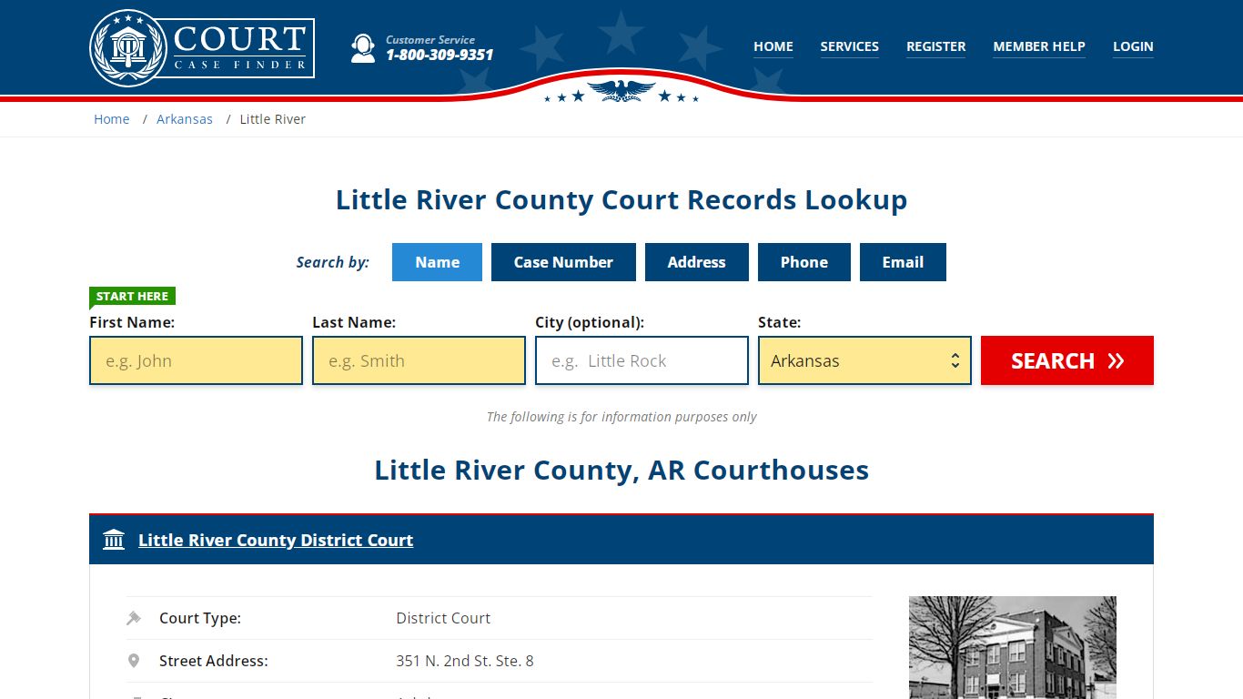 Little River County Court Records | AR Case Lookup